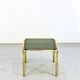 Midcentury Italian Brass And Smoked Glass Coffee Table