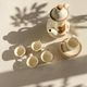 Vintage coffee service Longchamp – French earthenware, 1970s