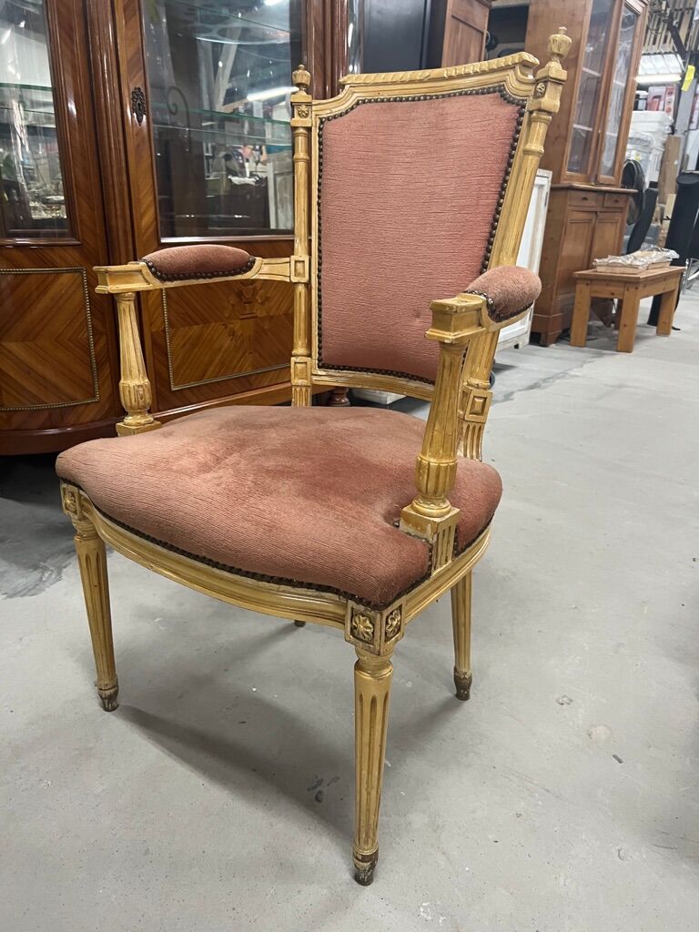 Set of 2 armchairs & 4 velvet chairs