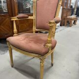Set of 2 armchairs & 4 velvet chairs
