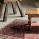 Four-legged stool in antique teak from Indonesia H 50 L 52