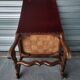Authentic large antique armchair in the Louis XIII style "sheep's bone"