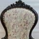 Armchair style Napoleon III in rosewood