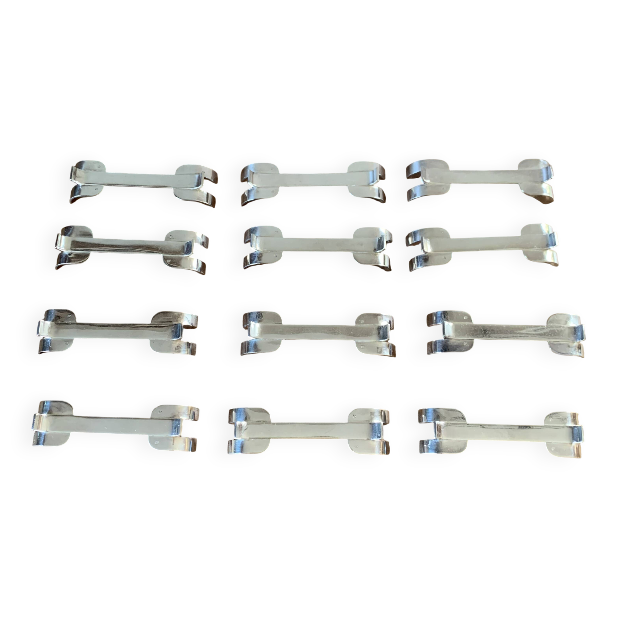 Box of 12 Orbrille silver-plated knife rests