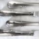 Baroque model silver metal cutlery service