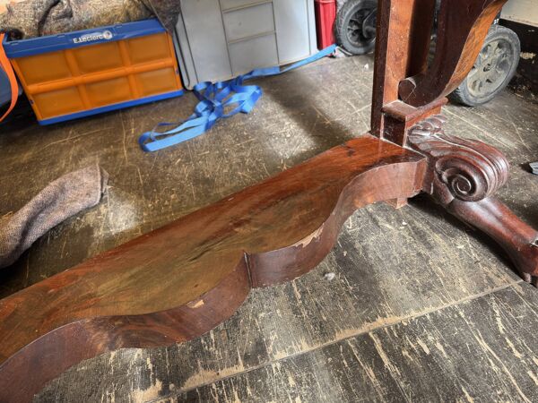 Console Empire pieds lion retour d'Egypte