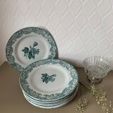 Lot of 8 plates St Amand and Hamage
