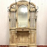 Patinated locker room