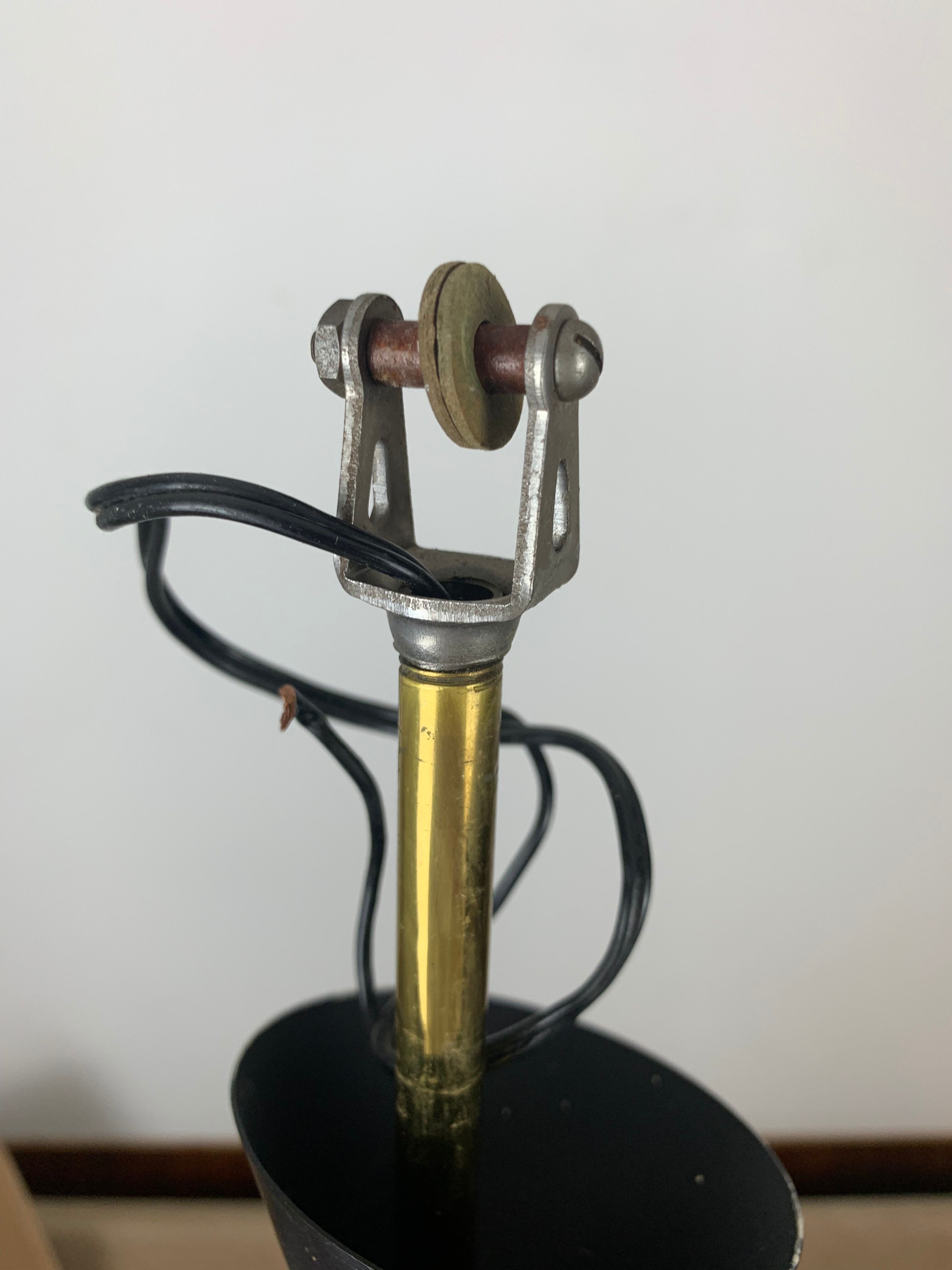 Arlus house chandelier 3 burners, opalines and brass, 50s