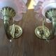 Art Deco wall lamps pink tulip