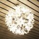 Murano glass chandeliers with flowers by Paolo Venini, Sputnik model