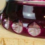 Crystal vase of Saint Louis red
