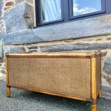 Large vintage cane planter
