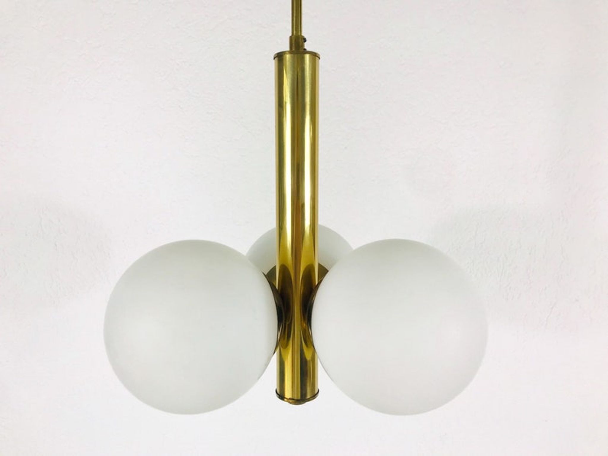Suspension en laiton de Kaiser, Allemagne, années 60
