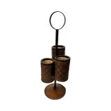 Modernist wine rack, flower stand, bottle rack, Denmark 1970s.