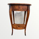 Table Rognon Marquetry Antique