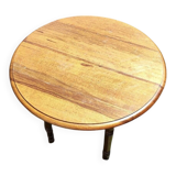 Small round table with flaps Louis Philippe Genuine