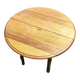 Small round table with flaps Louis Philippe Genuine