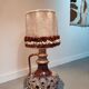 Vintage ceramic sun lamp