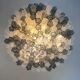 Venetian Lustre In Murano Glass Grey/Blue And Transparent