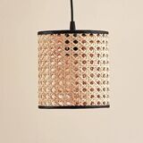 Handcrafted woven bamboo pendant light