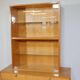 Vitrine en bois de cerisier des années 1960 et 1970, meuble design MCM