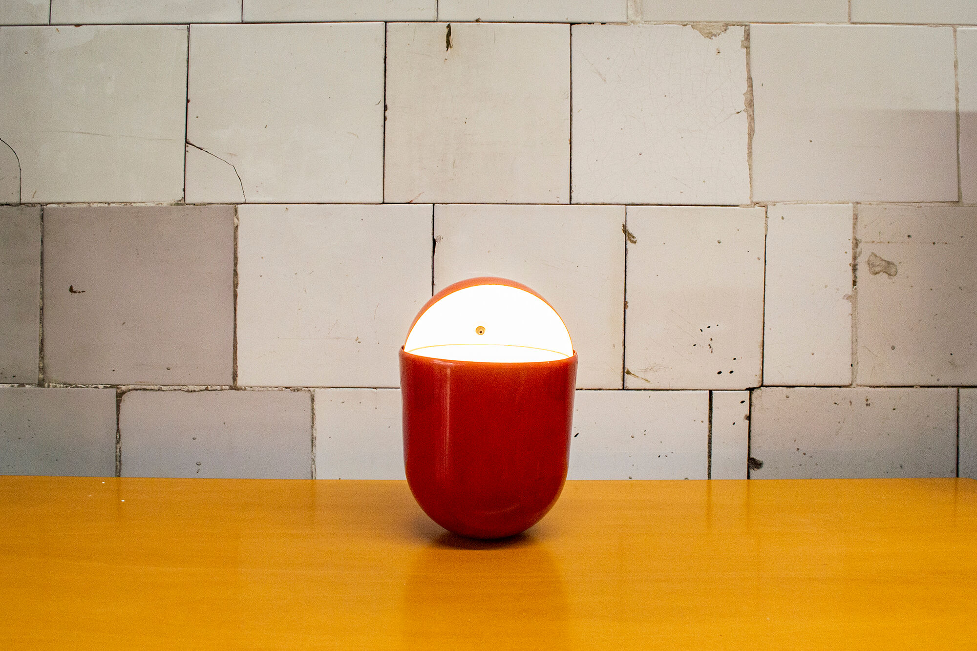 Elmo table lamp, by Str Imago Dp for Imago Dp Italia 1971