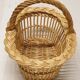 Lot of 2 old wicker baskets