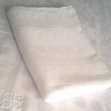 Very large damask tablecloth 5.40 m X 190 m