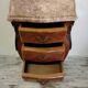 Chevet, meuble d’appoint en bois et marbre