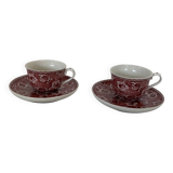 Tasses à café en porcelaine