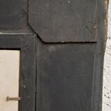 Beveled gilded mirror trumeau 74 cm x 42 cm stucco decor