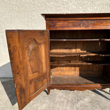 Antique wardrobe Louis XV style walnut