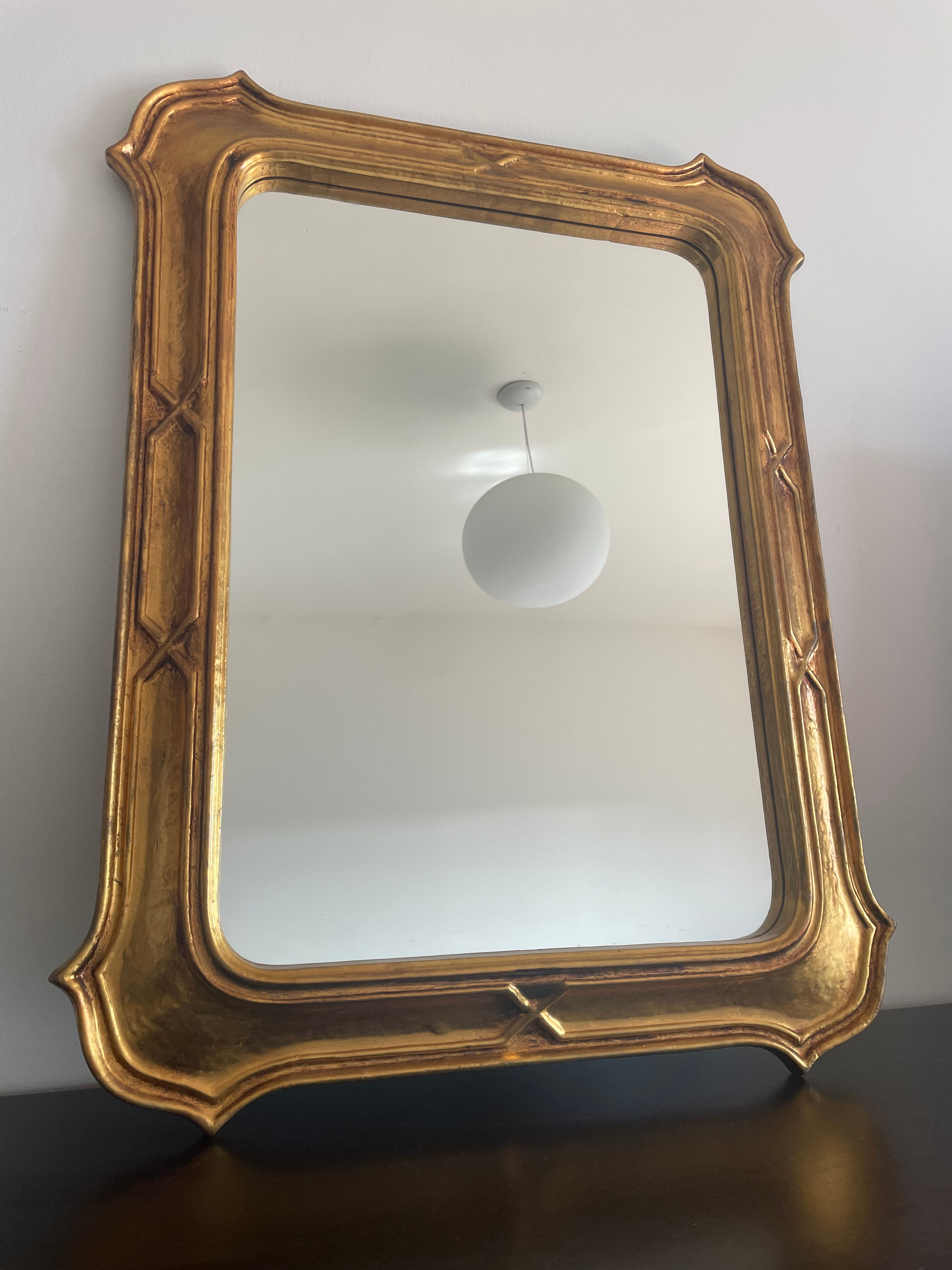 Large Italian golden mirror