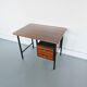 Vintage desk in formica, wood and metal