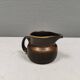 Very nice cream jug in hare fur glaze, Danish and from the 1970-80s.