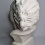 Bust of a young woman by Salvatore Melani, Art Deco style, 48 cm