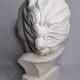 Bust of a young woman by Salvatore Melani, Art Deco style, 48 cm