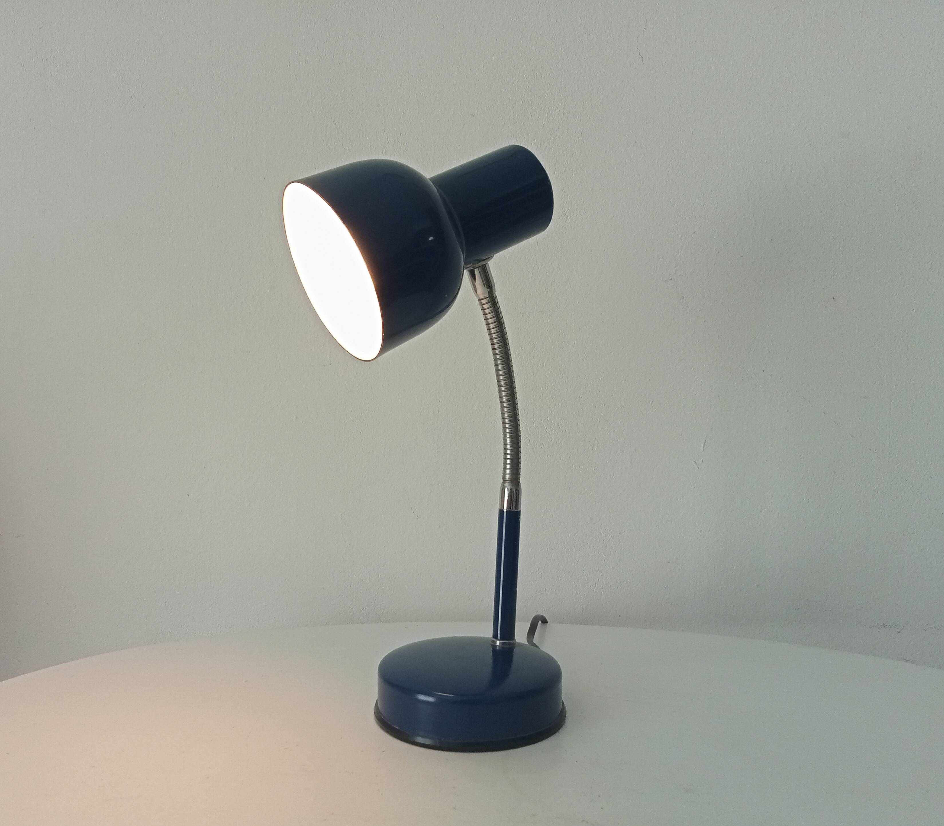 Lampe de bureau vintage Veneta Lumi Italie années 60