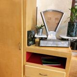 Yellow antique wardrobe