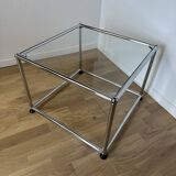 Table basse USM Haller en verre