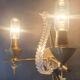 Pair of antique Art Deco wall sconces