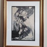 Marc De Michelis (born in 1947) Lithograph - 30 x 21 cm