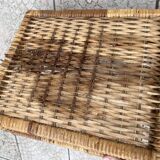 Vintage rattan chiffonier