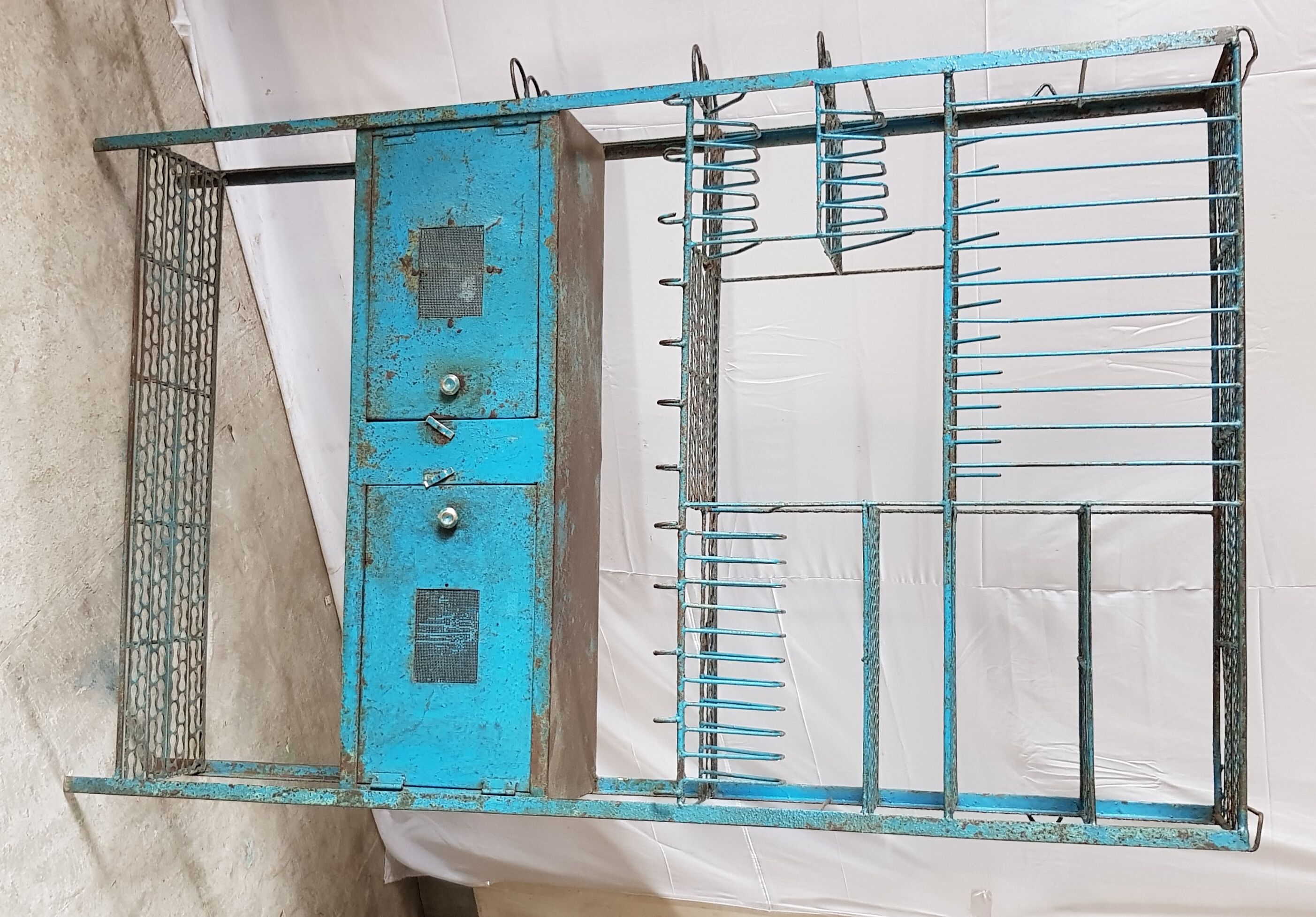 Metal croat with its original blue patina