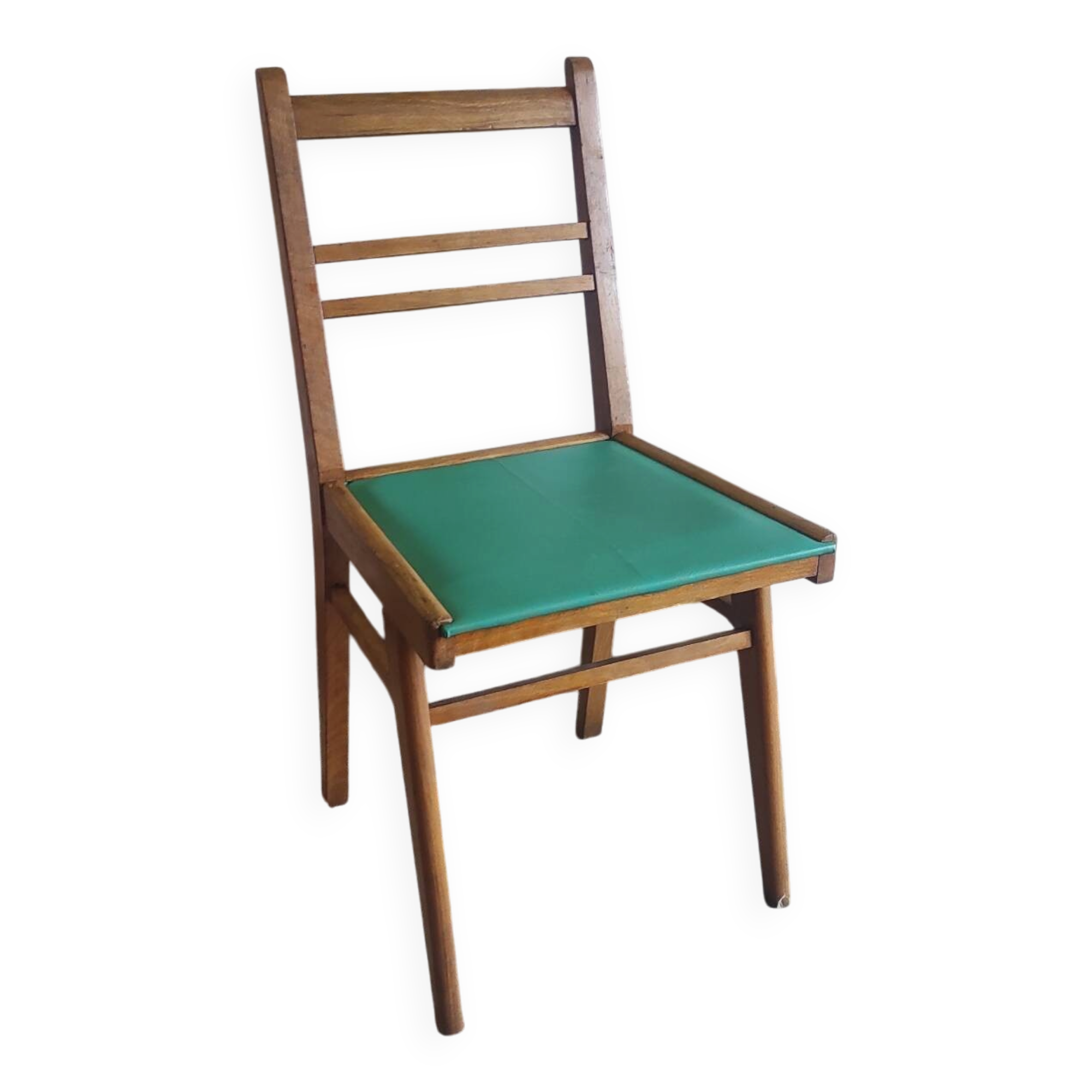 Vintage chair with compass legs - 1950s/60s