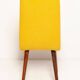 Mustard wool chair from the mid-century, Rajmund Halas, Europe, 1960s.