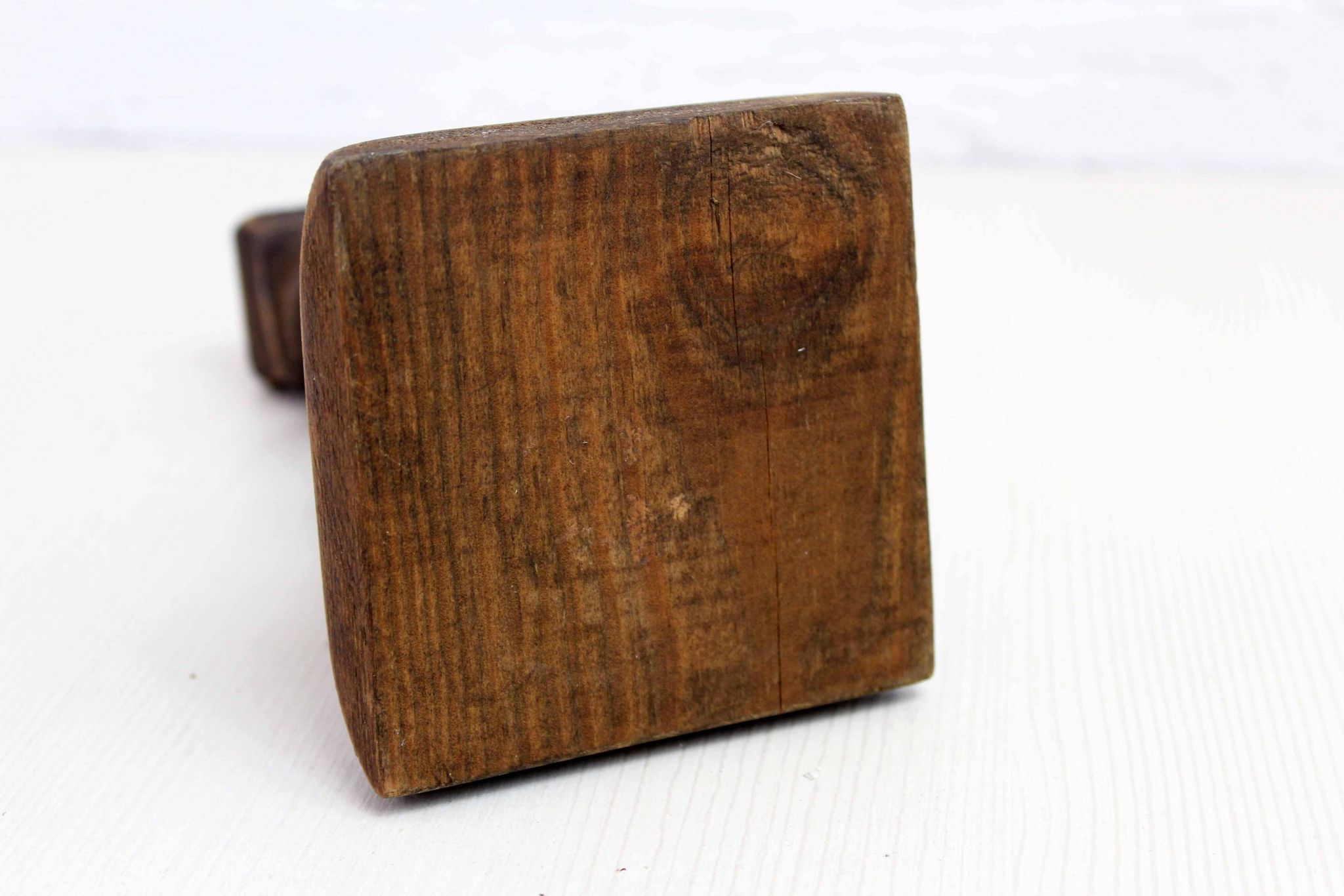 Carved wooden candle holder 1950