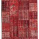 Handwoven Anatolian Contemporary 171 cm x 245 cm Red Patchwork Carpet