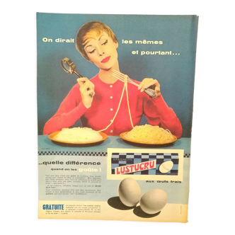 A Lustucru paper advertisement